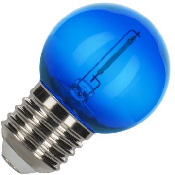Bailey 5x Ampoule Spherique Bleu | LED Filament 0,6W | E27 Plastique