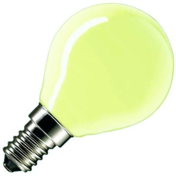 Ampoule à Incandescence Sphérique | Petite Culot E14 | 25W Jaune