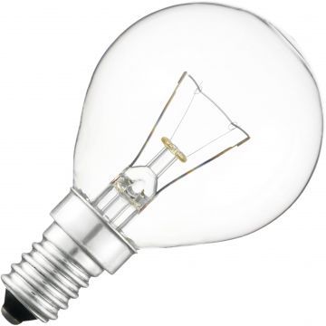 Ampoule à Incandescence Sphérique | Petite Culot E14 | 25W Clair