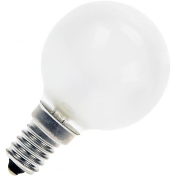 Ampoule à Incandescence Sphérique | Petite Culot E14 | 7W Dépolie