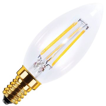 Segula | Lampe bougie LED | Petit modèle E14 Dimmable | 3.5W (remplace 20W) 