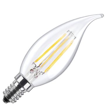 Segula | LED Ampoule Flamme à Pointe | E14 Dimmable | 3,5W (remplace 25W)