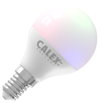 Calex Smart LED Ampoule Spherique| 5W E14 | RGB Wifi