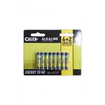 Calex Alkaline penlite AAA Piles 6+2 pcs.