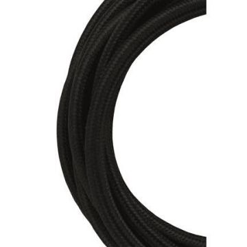 Bailey câble en tissu 3x0,75mm noir 3m