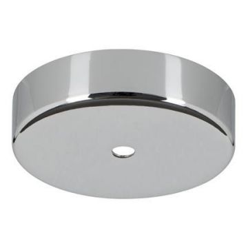 Bailey pavillon luminaire métal chrome + transparent support de câble