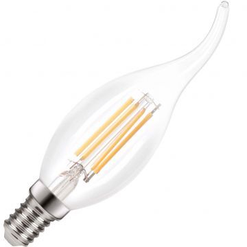 Lighto | LED Ampoule Flamme Tip | E14 | Dimmable | 5W (remplace 47W)