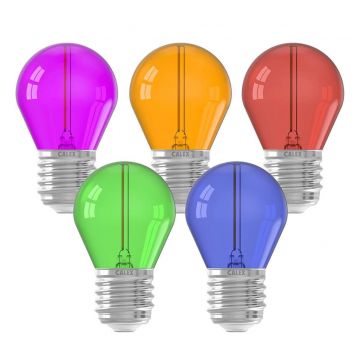 Calex | 5x LED Ampoule Sphérique | E27  | 1W