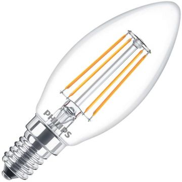 Philips | LED Ampoule Flamme | E14 | 4W (remplace 40W)