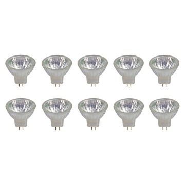 10x Réflecteur halogène 12V 10W GU4 35mm