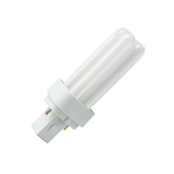 PL-C | Douille G24D-1 | 10W | 830 Blanc Chaud | Opale | 2 Broches