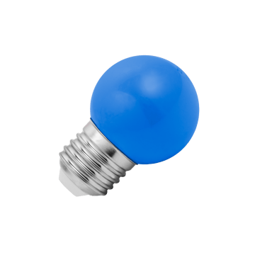 Lighto | LED Ampoule Spherique Plastique | E27 | 1W Blue