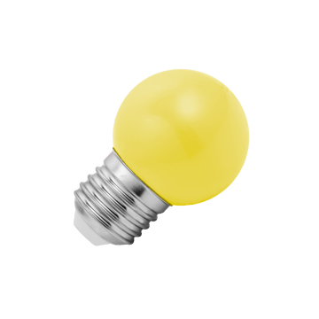 Lighto | LED Ampoule Spherique Plastique | E27 | 1W Jeune