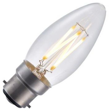 SPL | LED Ampoule flamme | B22d  | 4W Dimmable