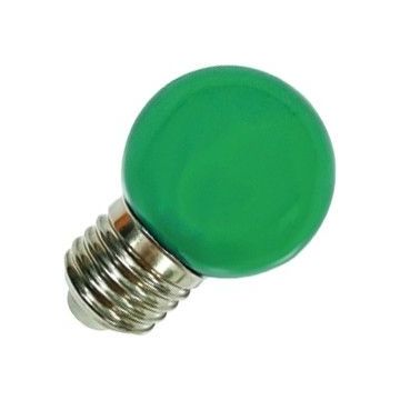Lighto | Lampe Boule LED Plastique | E27 | 1W Vert