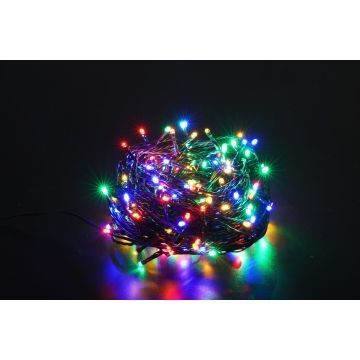 Modee | Kerstverlichting LED lichtsnoer | 10m | 100 Lichtpunten met 8 Lichtstanden | IP44 | Meerkleurig