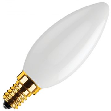 Segula | LED Ampoule Flamme | E14 Dimmable | 3,5W (remplace 15W) Opale