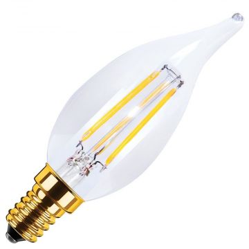 Segula | LED Ampoule Flamme à Pointe | E14 Dimmable | 3,5W (remplace 20W)