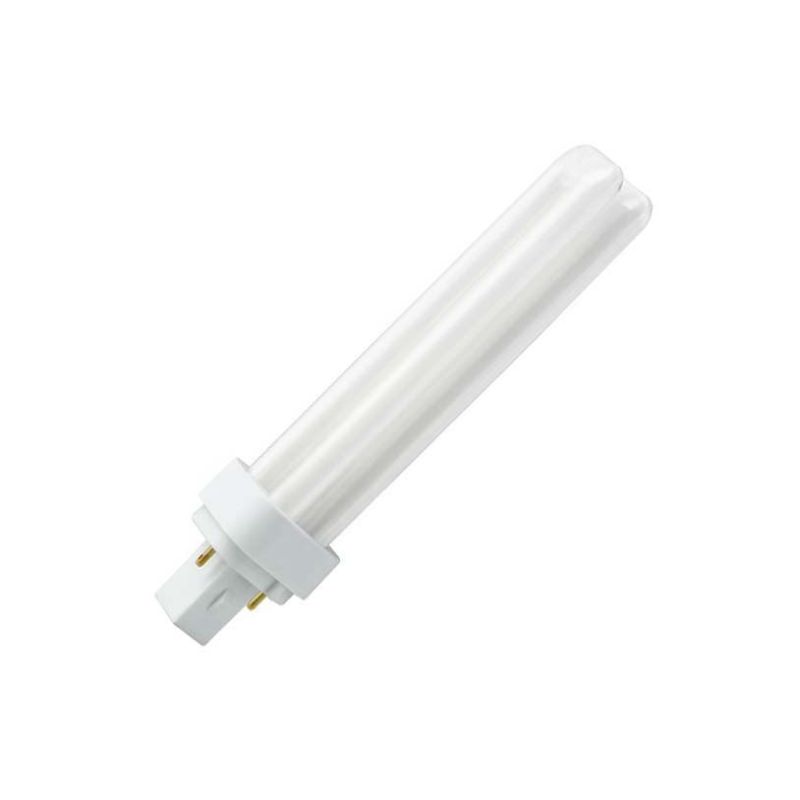 Lampe fluo compact TC-D/E 26W. 3000K. 4 broches. pour ballast