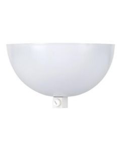 Bailey pavillon luminaire bol blanc + blanc support de câble