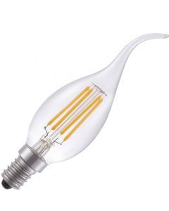 Lighto | LED Ampoule Flamme Pointe | E14 Dimmable | 4W (remplace 40W)