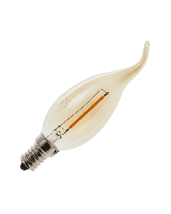 Lighto | LED Ampoule Flamme | E14 | 1W Or