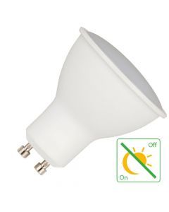 Bailey LED Réflecteur Sensor Jour/Nuit | GU10 4,5W | ø50mm Chaud-blanc