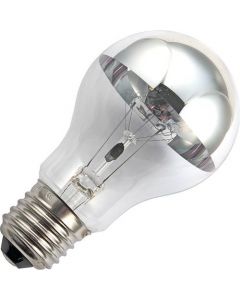 ampoule à tête miroir standard argentée  ECO 42W (remplace 60W) E27