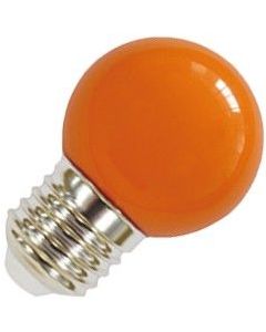 Lighto | LED Ampoule Spherique Plastique | E27 | 1W Orange