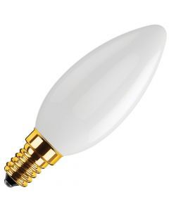 Segula | LED Ampoule Flamme | E14 Dimmable | 3,5W (remplace 15W) Opale