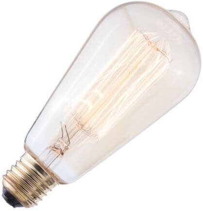 Ampoule à Filament de Carbone Edison | E27 | 40W Or
