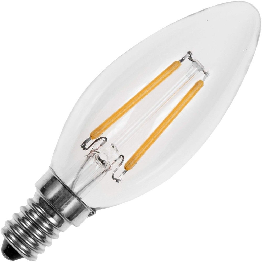 Lighto | LED Ampoule Flamme | E14 | 2W (remplace 20W)