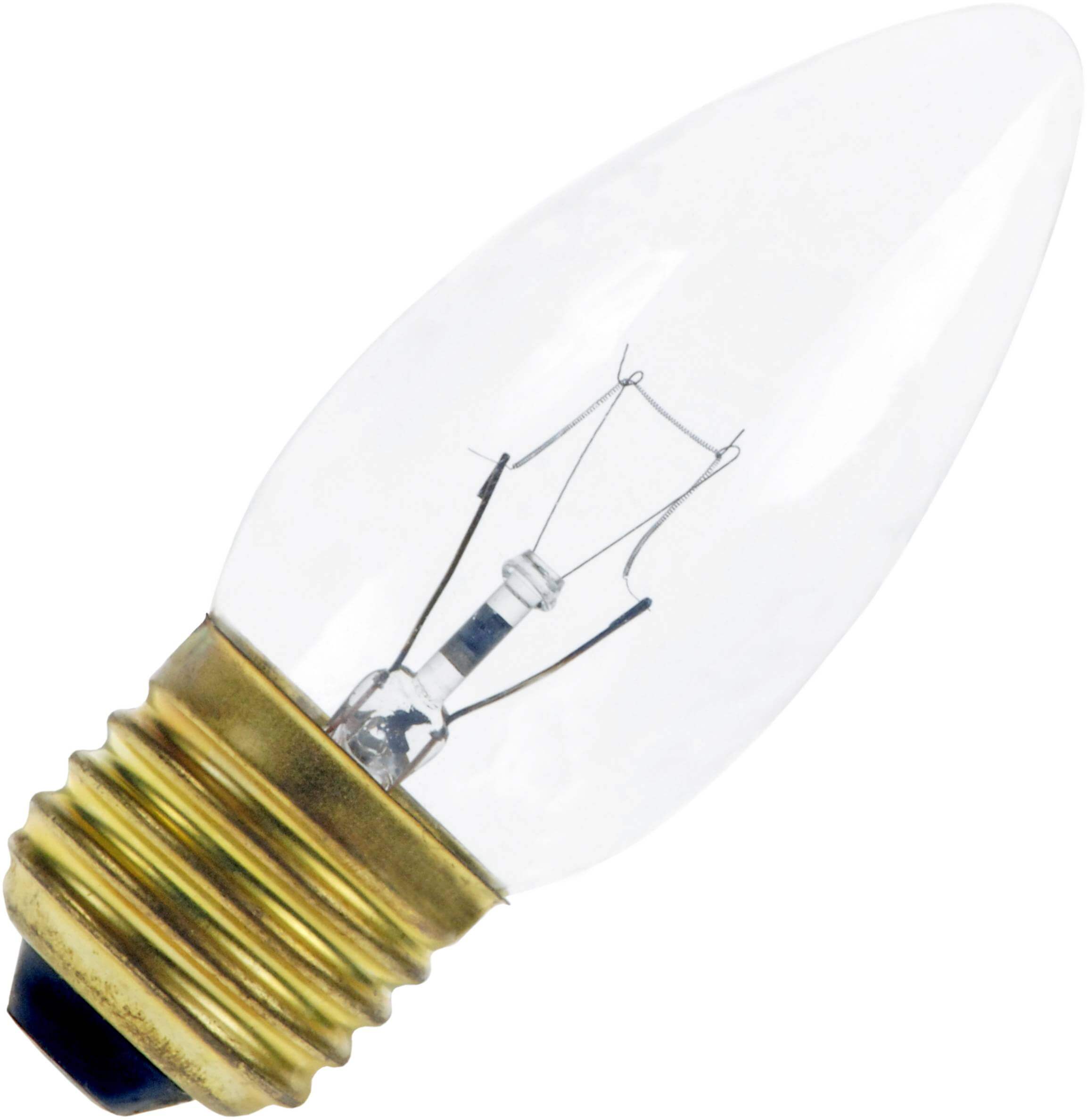 Ampoule à Incandescence Flamme | E27 | 40W Clair