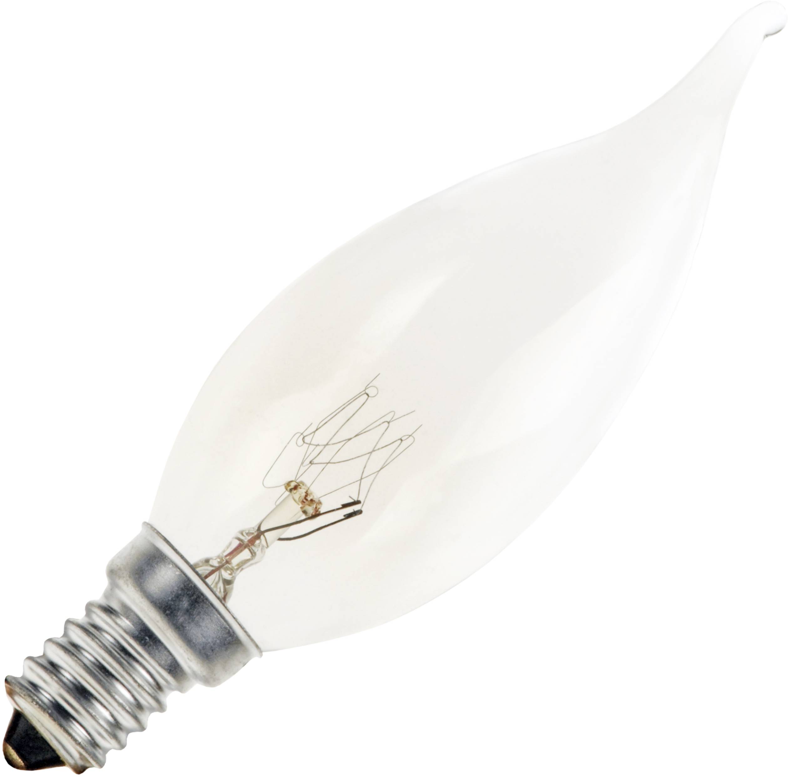 Ampoule à Incandescence Flamme à Pointe | Petite Culot E14 | 25W Clair