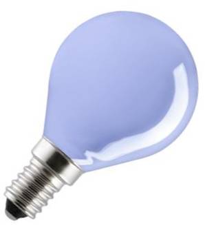 Ampoule à Incandescence Sphérique | Petite Culot E14 | 25W Bleu