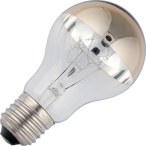 Ampoule à Incandescence à Tête Miroir | E27 | 75W Or