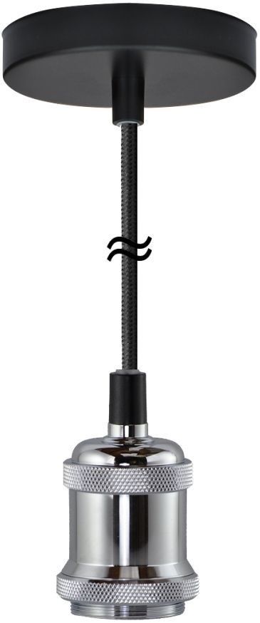 Segula Chicago cordon de suspension argent/gris E27
