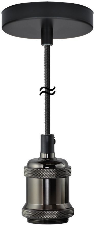 Segula Chicago cordon de suspension noir E27