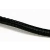 Câble en tissu noir 2x0,75mm 10 mètres