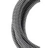 Câble en tissu Bailey 2 fils noir/blanc 3m