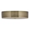 Plafond Bailey métal bronze antique + serre-câble transparent