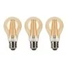 Bailey | 3x Lampe LED | Grand modèle E27 | 6W