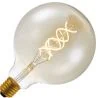 Lighto | Filament LED | Grande douille E27 | Globelamp | Or | 125mm | 5W