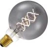 Lighto | Filament LED | Grande douille E27 | Globelamp | Noir | 95mm | 5W