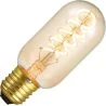 Lighto | Filament LED | Grand modèle E27 | Lampe tubulaire | Or | 45mm | 5W
