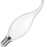 Lighto | Filament LED | Petit raccord E14 | Embout pour lampe à bougie | Transparent | 35mm | 5W