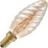 Lighto | Filament LED | Petite douille E14 | Lampe à bougie torsadée | Lumineuse | 35mm | 2W