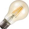 Lighto | Filament LED | Grand modèle E27 | Ampoule standard | Or | Capteur crépusculaire | 60mm | 4W | 4 pièces