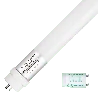 Lighto | Tube fluorescent LED | T8 | 18 W | 160 lm/W | 120 cm | 830 Blanc chaud | Remplace un tube fluorescent de 36 W | EM/Réseau