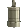 Calex | Douille | Culot E27 | Aluminium | Bronze mat | 60W